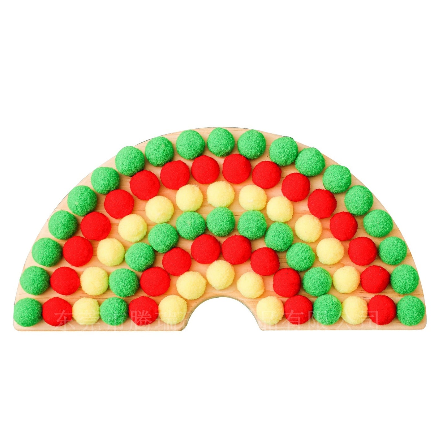 Rainbow Pom Pom Pattern Palette