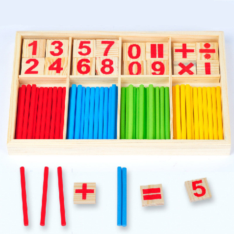 Math Masters Wooden Tools