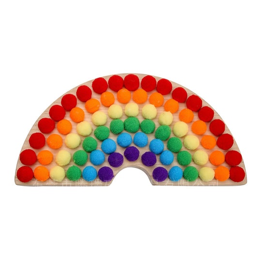 Rainbow Pom Pom Pattern Palette