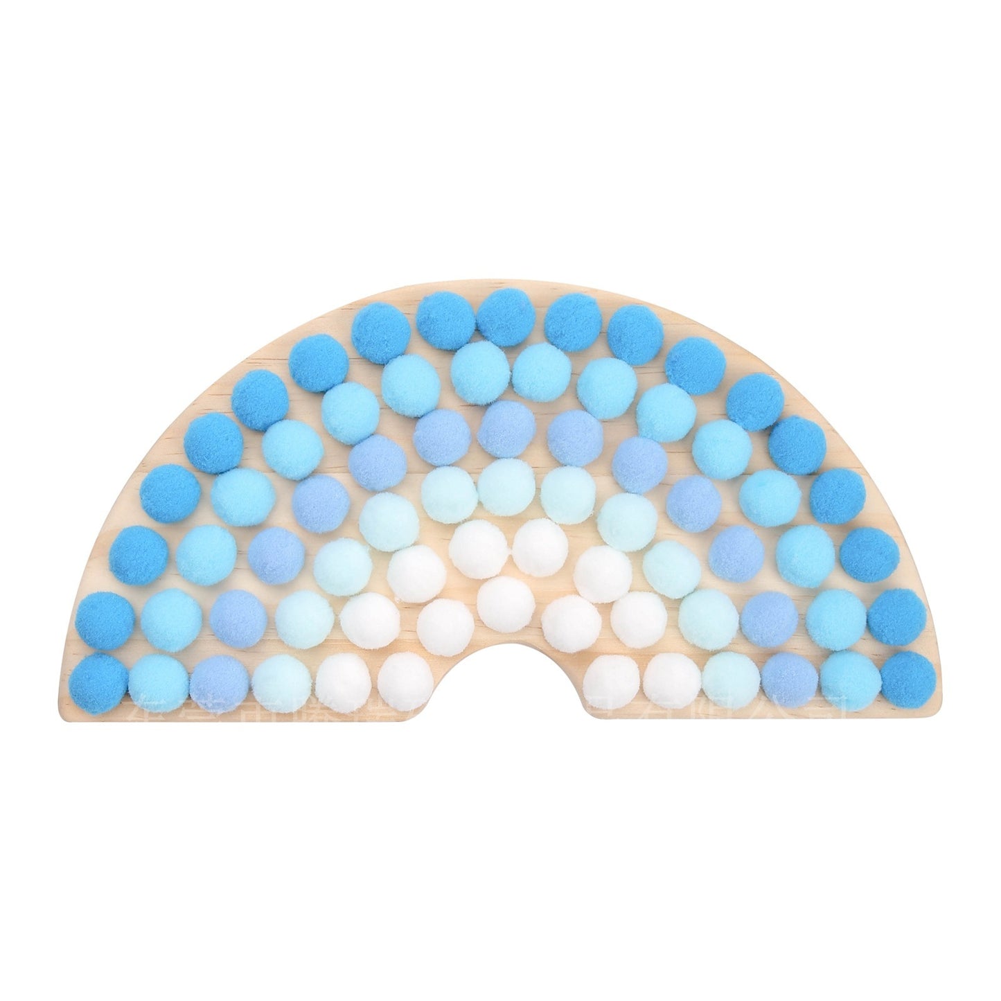 Rainbow Pom Pom Pattern Palette