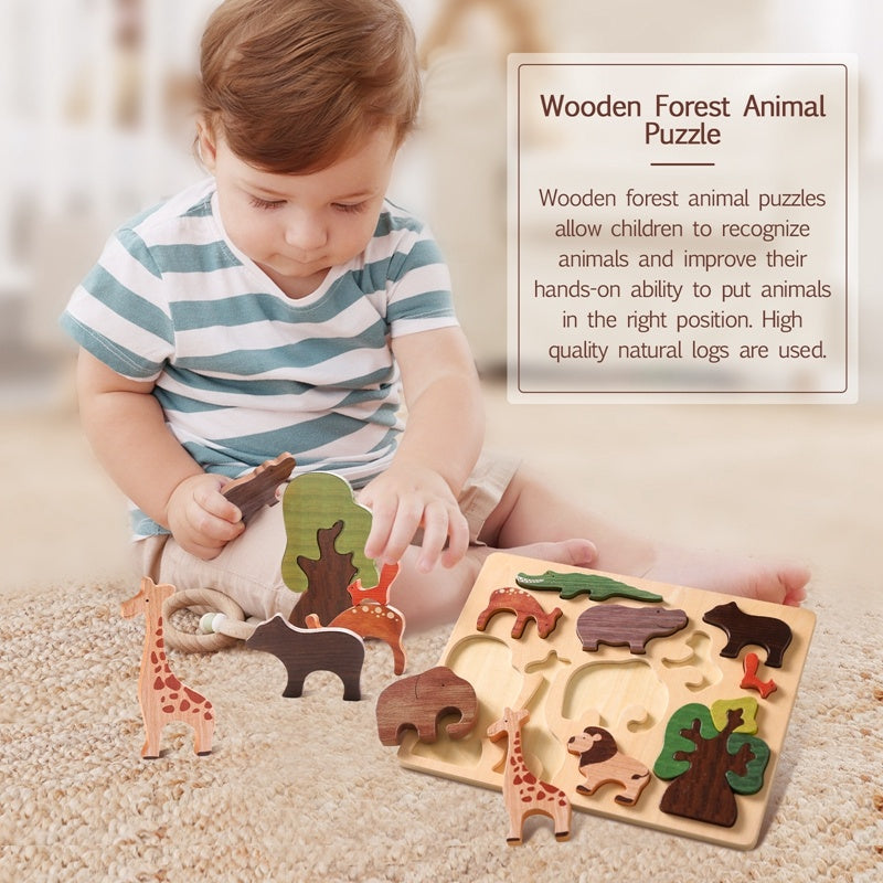 Wooden Forest Animal Puzzle