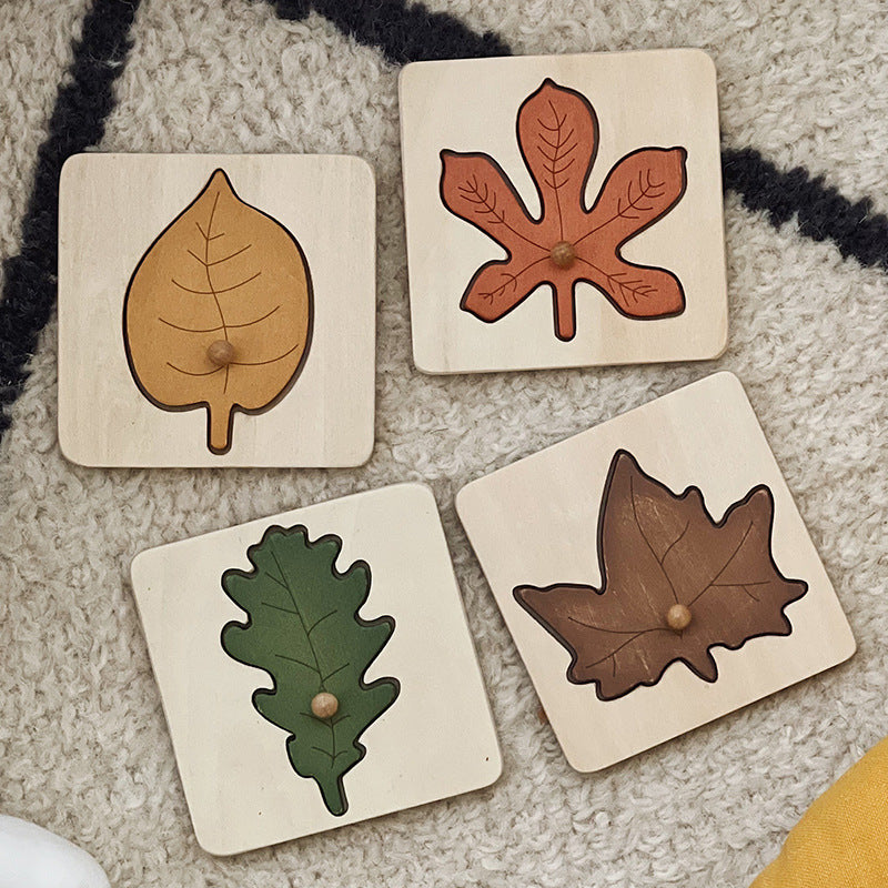 Leaf Wooden Puzzle