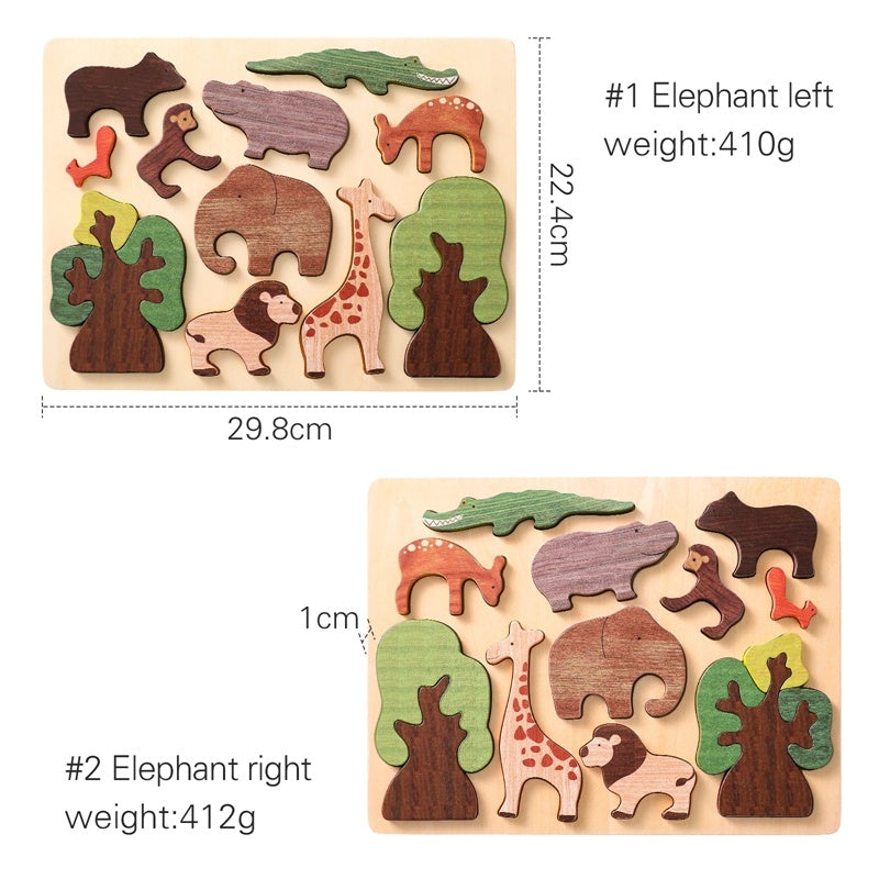 Wooden Forest Animal Puzzle
