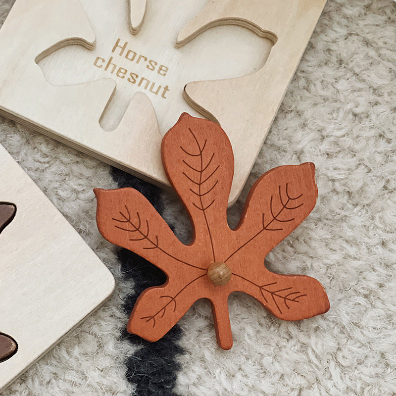 Leaf Wooden Puzzle