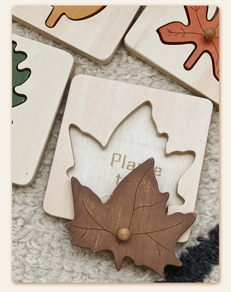 Leaf Wooden Puzzle