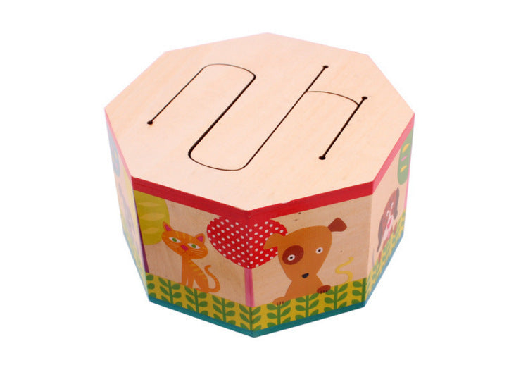 Wooden Octagonal Drum