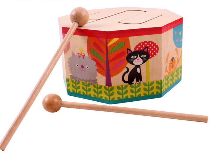 Wooden Octagonal Drum