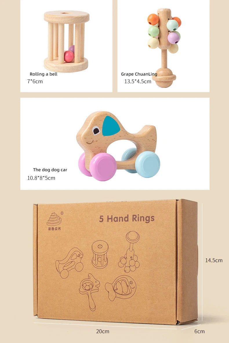 Five Hand Rings Set